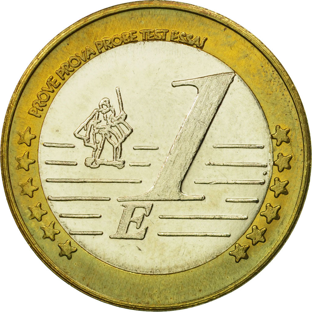 Armenia, Medal, Essai 1 euro, 2004, MS(63), Bi-Metallic