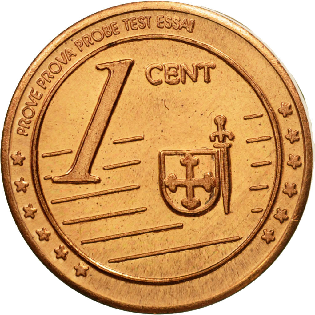 Tunisie, Medal, Essai 1 cent, 2005, SPL, Cuivre