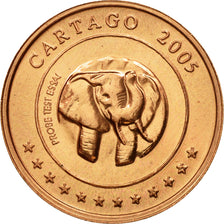 Tunisia, Medal, Essai 2 cents, 2005, MS(63), Copper