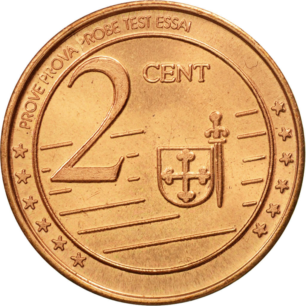 Tunisia, Medal, Essai 2 cents, 2005, MS(63), Copper
