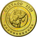 Túnez, Medal, Essai 10 cents, 2005, SC, Latón