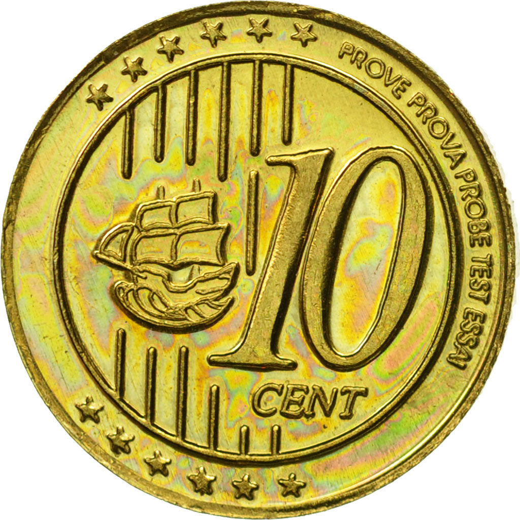 Tunisie, Medal, Essai 10 cents, 2005, SPL, Laiton