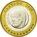 Tunisia, Medal, Essai 2 euros, 2005, MS(63), Bi-Metallic