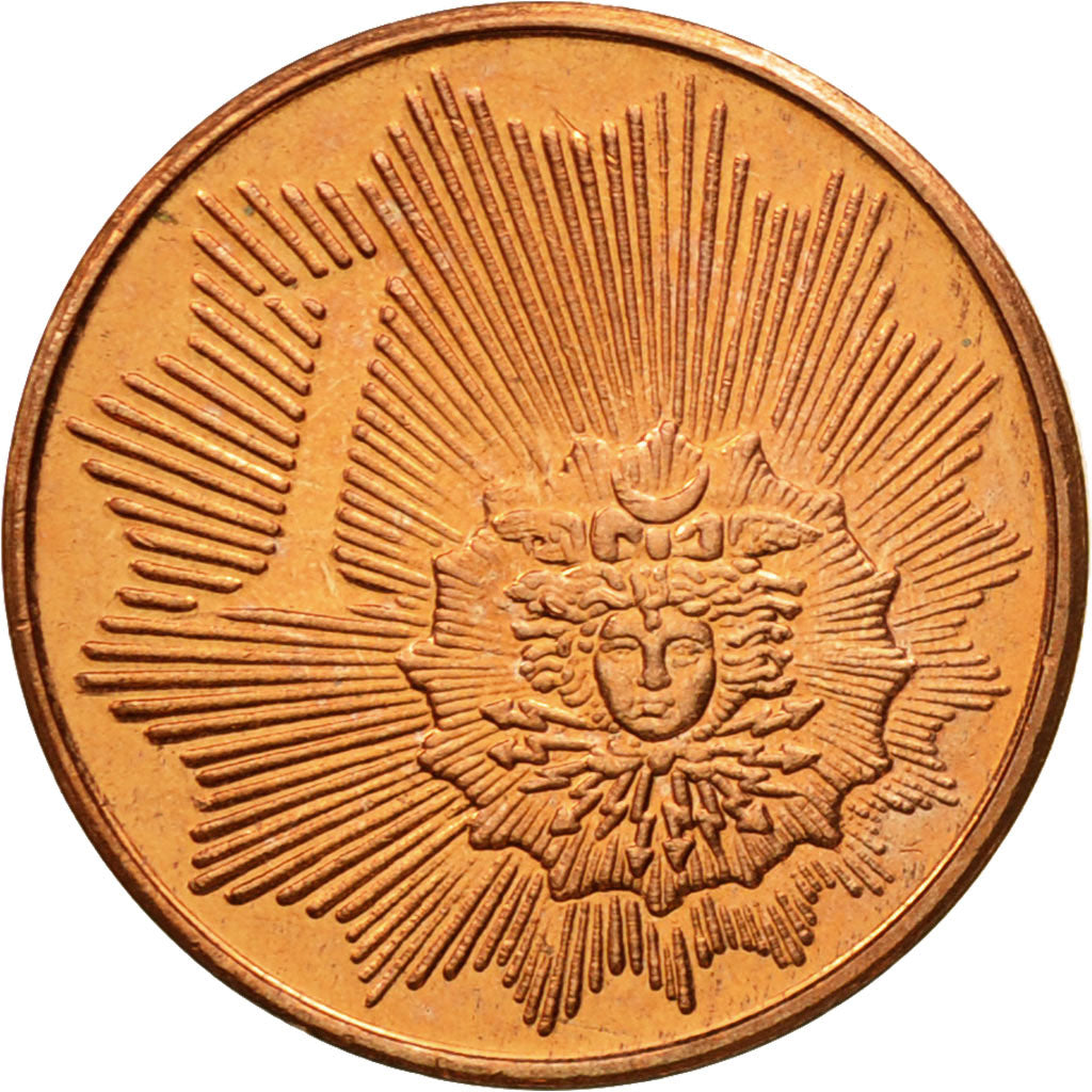 Alderney, Medal, Essai 1 cent, 2004, MS(63), Miedź