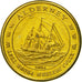 Alderney, Medal, Essai 10 cents, 2004, UNZ, Messing