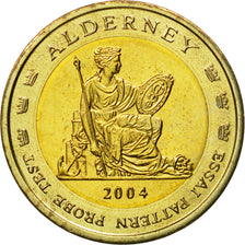 Alderney, Medal, Essai 2 euros, 2004, SPL, Bi-Metallic