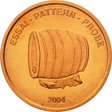 Liechtenstein, Medal, Essai 1 cent, 2004, MS(63), Copper