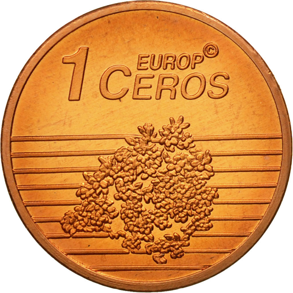 Liechtenstein, Medal, Essai 1 cent, 2004, MS(63), Copper