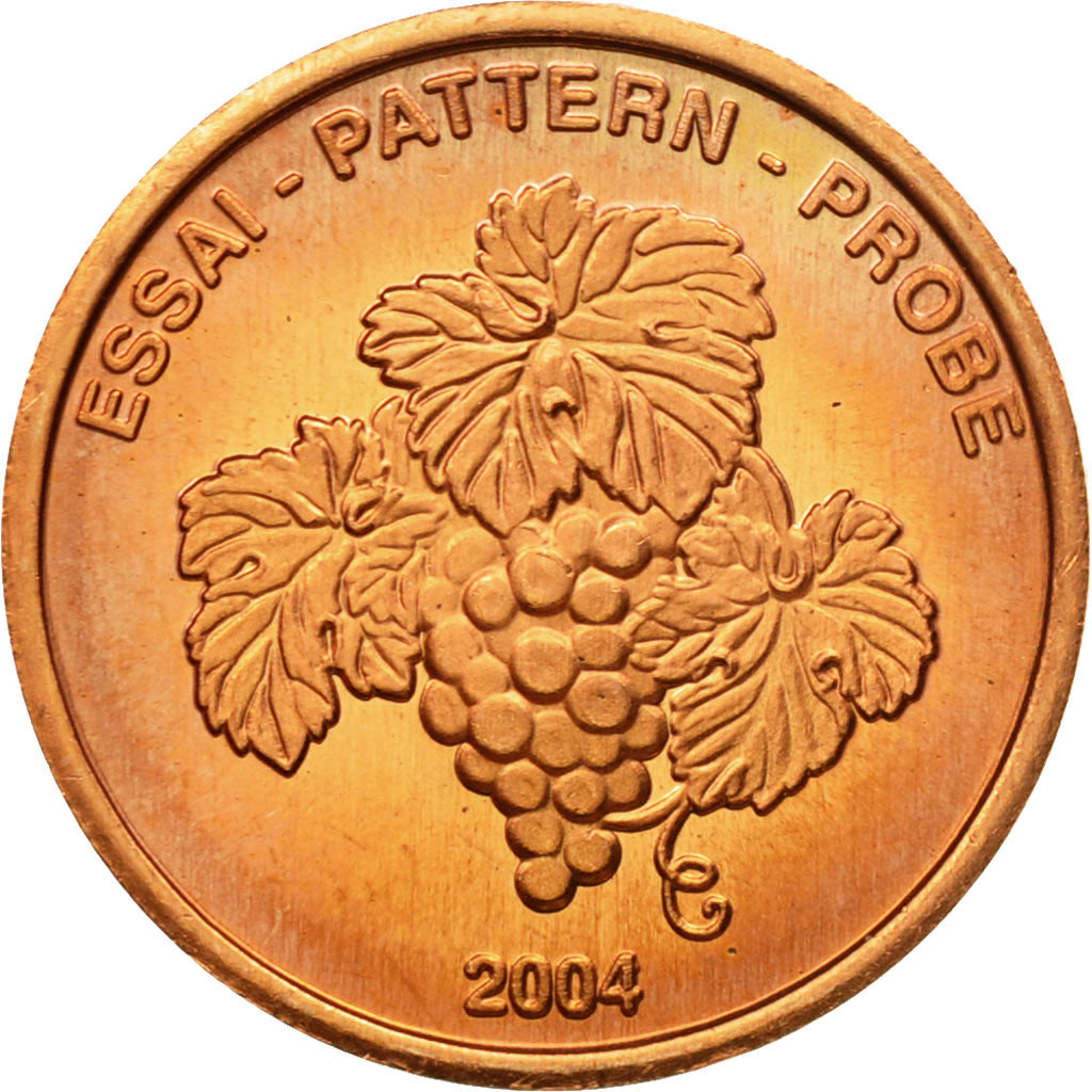 Liechtenstein, Medal, Essai 2 cents, 2004, MS(63), Copper