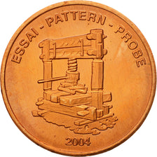 Liechtenstein, Medal, Essai 5 cents, 2004, MS(63), Copper