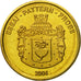 Liechtenstein, Medal, Essai 10 cents, 2004, SPL, Laiton