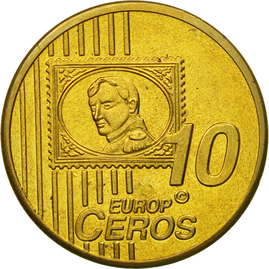Liechtenstein, Medal, Essai 10 cents, 2004, SPL, Laiton