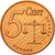 United Kingdom , Medal, Essai 5 cents, 2002, MS(63), Copper