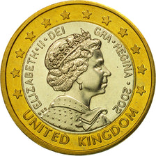 United Kingdom , Medal, Essai 1 euro, 2002, MS(63), Bi-Metallic