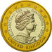 United Kingdom , Medal, Essai 1 euro, 2002, MS(63), Bi-Metallic