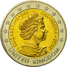 Reino Unido, Medal, Essai 2 euros, 2002, SC, Bimetálico