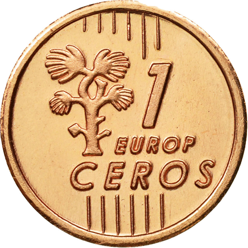 Albania, Medal, Essai 1 cent, 2004, MS(63), Copper