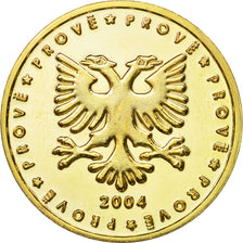 Albania, Medal, Essai 50 cents, 2004, MS(63), Brass