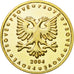 Albania, Medal, Essai 50 cents, 2004, MS(63), Brass