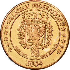 Russia, Medal, Essai 2 cents, 2004, MS(63), Copper