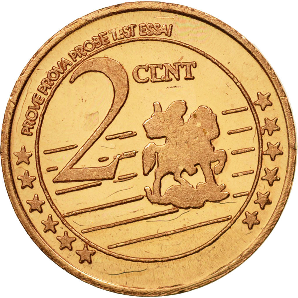 Russia, Medal, Essai 2 cents, 2004, MS(63), Copper