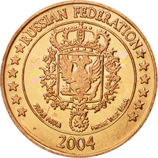 Russie, Medal, Essai 5 cents, 2004, SPL, Cuivre