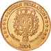 Rusland, Medal, Essai 5 cents, 2004, UNC-, Koper