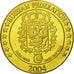 Russie, Medal, Essai 20 cents, 2004, SPL, Laiton