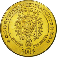 Russia, Medal, Essai 50 cents, 2004, MS(63), Brass