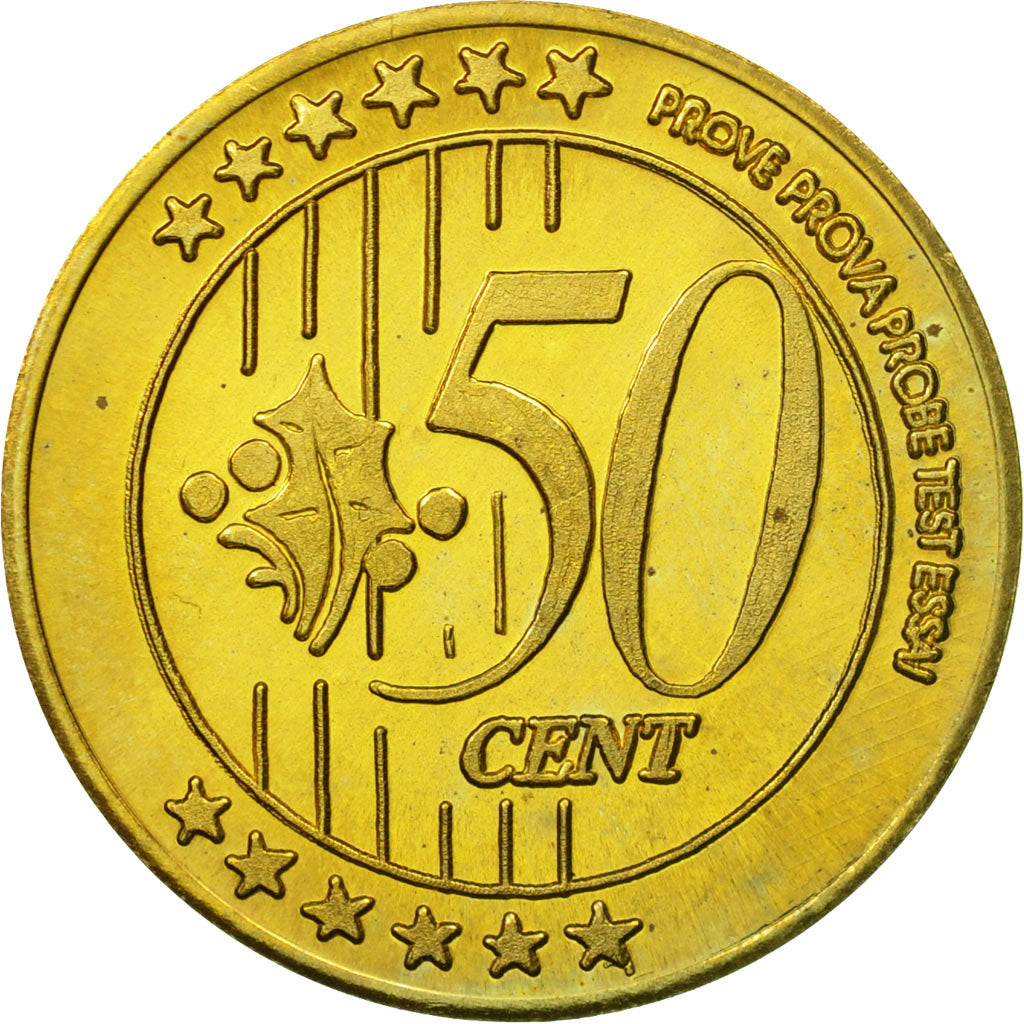 Russia, Medal, Essai 50 cents, 2004, MS(63), Brass