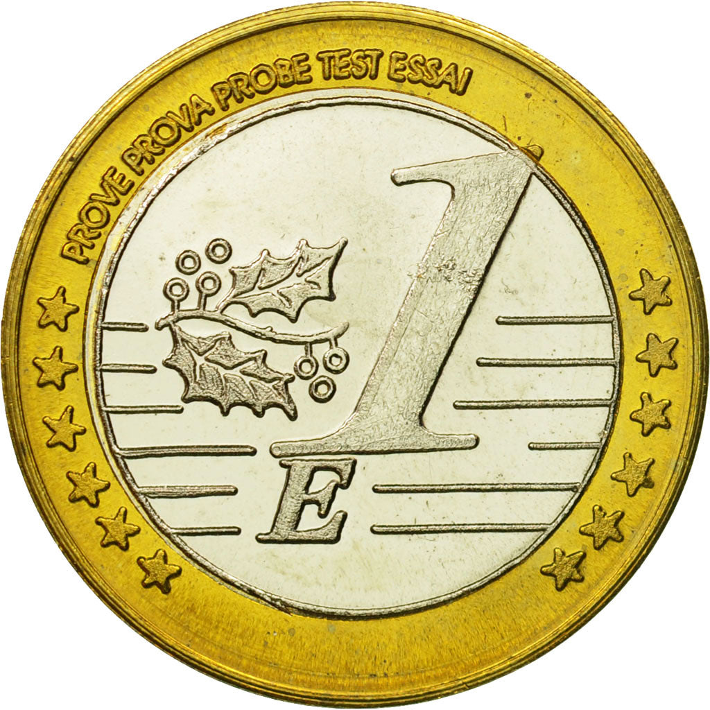 Russia, Medal, Essai 1 euro, 2004, MS(63), Bi-Metallic