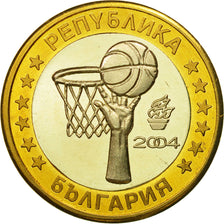 Bulgaria, Medal, Essai 1 euro, 2004, MS(63), Bi-Metallic