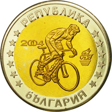 Bulgaria, Medal, Essai 2 euros, 2004, MS(63), Bi-Metallic