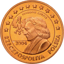 Pologne, Medal, Essai 5 cents, 2004, SPL, Cuivre
