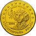 Polska, Medal, Essai 20 cents, 2004, MS(63), Mosiądz