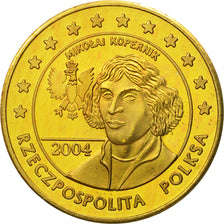 Polonia, Medal, Essai 50 cents, 2004, SPL, Ottone