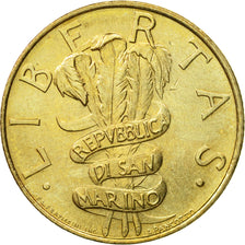 Coin, San Marino, 200 Lire, 1995, Rome, MS(65-70), Aluminum-Bronze, KM:329