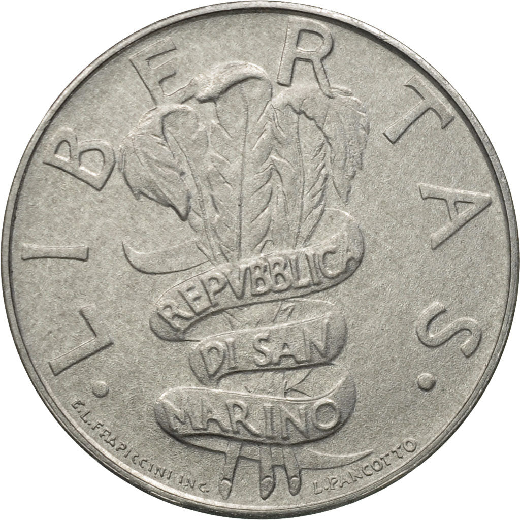 Coin, San Marino, 10 Lire, 1995, Rome, MS(65-70), Aluminum, KM:325