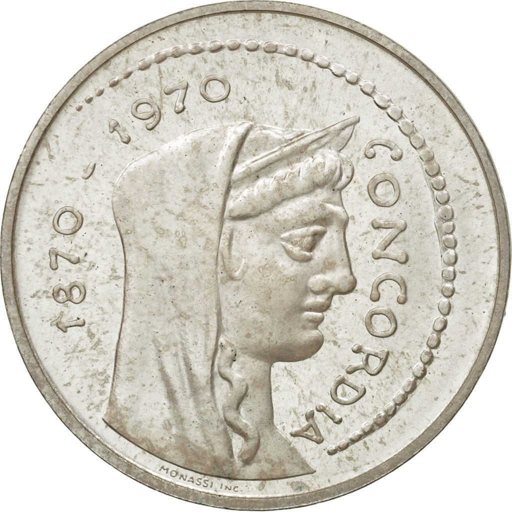 Coin, Italy, 1000 Lire, 1970, Rome, MS(63), Silver, KM:101