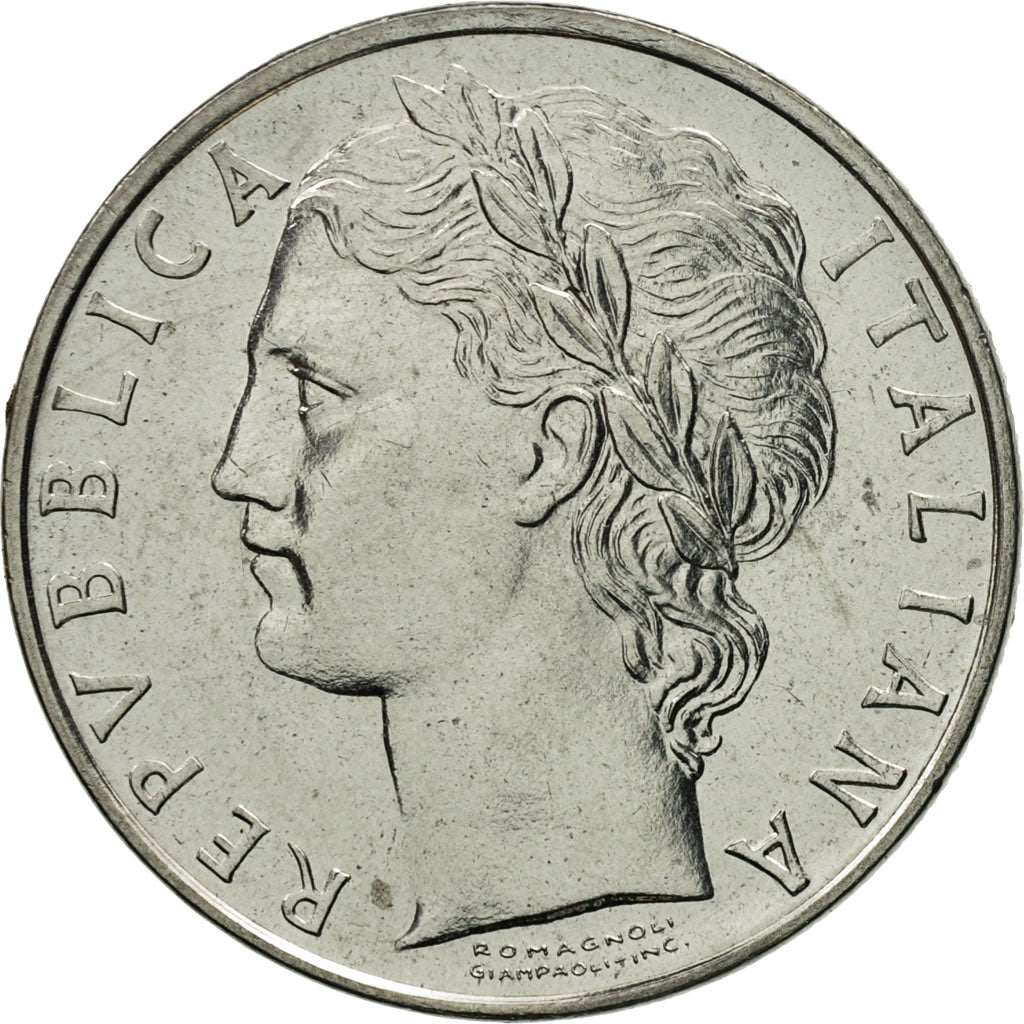 Coin, Italy, 100 Lire, 1970, Rome, MS(63), Stainless Steel, KM:96.1