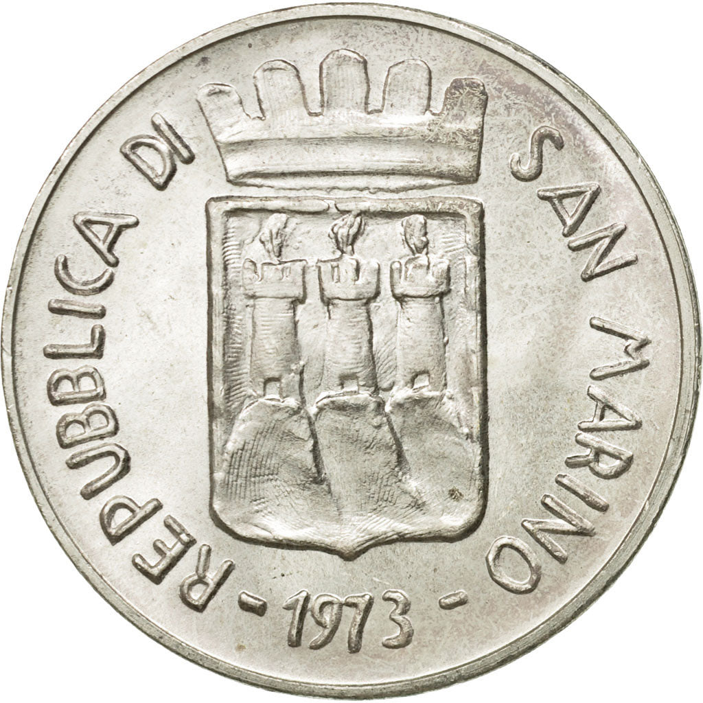 Monnaie, San Marino, 500 Lire, 1973, Rome, SPL, Argent, KM:29