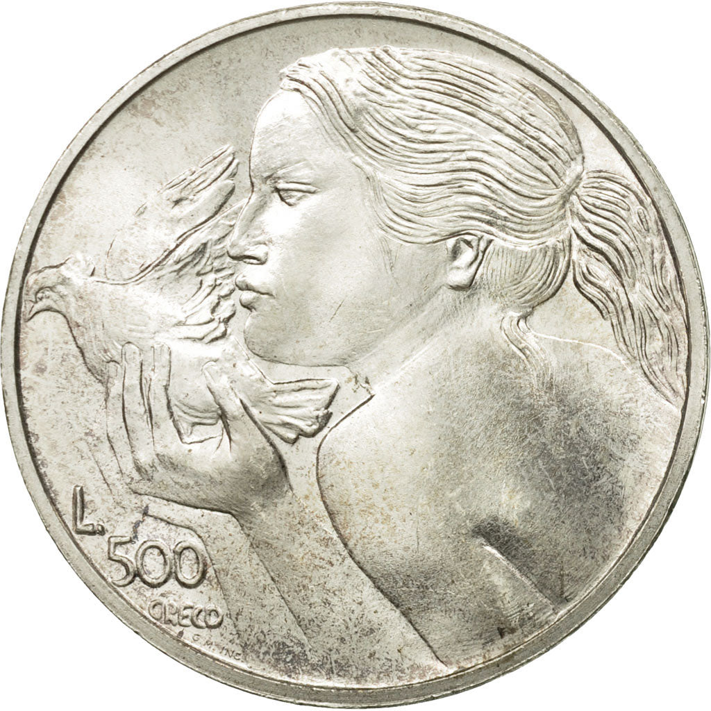 Monnaie, San Marino, 500 Lire, 1973, Rome, SPL, Argent, KM:29