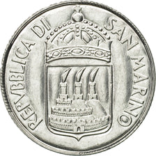 Coin, San Marino, 2 Lire, 1973, Rome, MS(65-70), Aluminum, KM:23