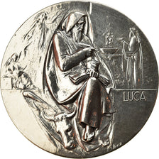 Vatican, Medal, Benoit XVI, Scène Biblique, Religions & beliefs, 2008, Luca
