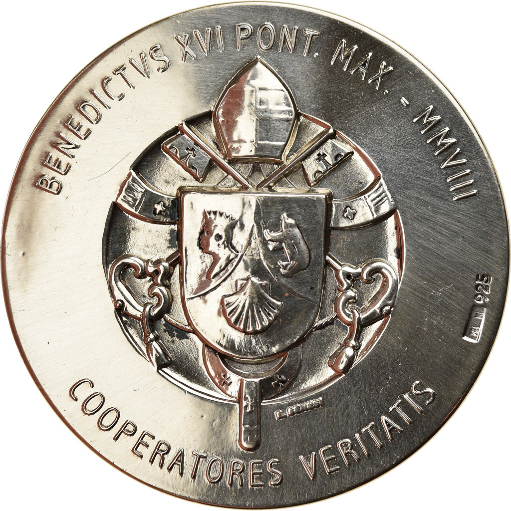 Vatican, Medal, Benoit XVI, Scène Biblique, Religions & beliefs, 2008, Luca