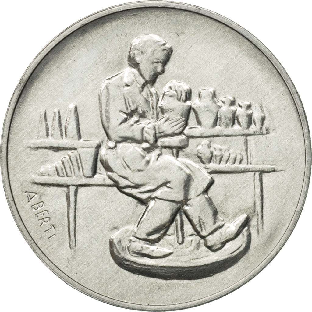 Coin, San Marino, 10 Lire, 1978, Rome, MS(65-70), Aluminum, KM:79