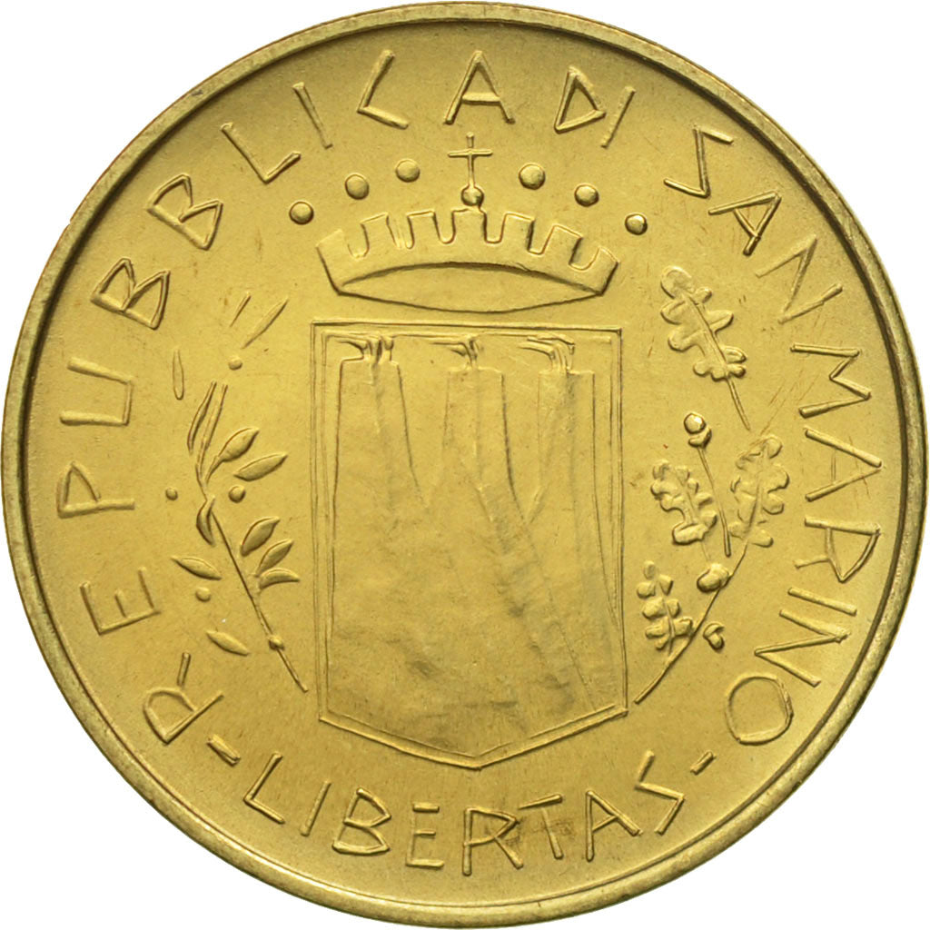 Coin, San Marino, 20 Lire, 1981, Rome, AU(55-58), Aluminum-Bronze, KM:120