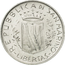 Coin, San Marino, Lira, 1981, Rome, MS(63), Aluminum, KM:116