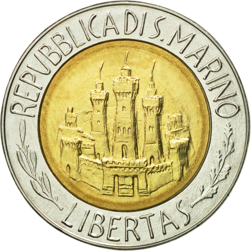 Coin, San Marino, 500 Lire, 1984, Rome, AU(55-58), Bi-Metallic, KM:167