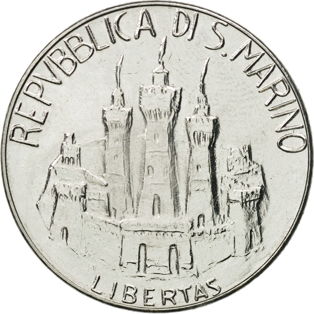 Coin, San Marino, 100 Lire, 1984, Rome, MS(65-70), Steel, KM:165
